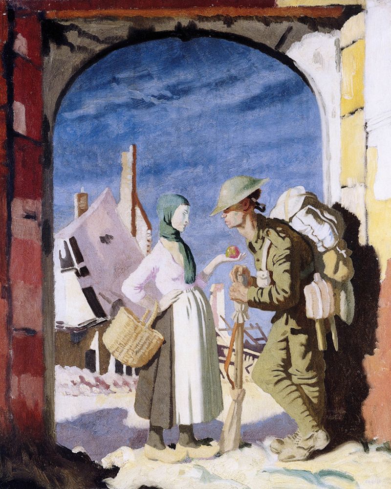 Adam and Eve at Peronne ca 1918 art print by William Orpen for $57.95 CAD