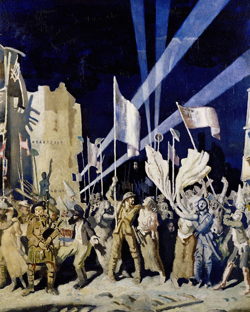 Armistice Night, Amiens 1918 art print by William Orpen for $57.95 CAD