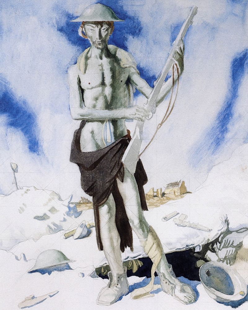 Blown Up, Mad 1917 art print by William Orpen for $57.95 CAD