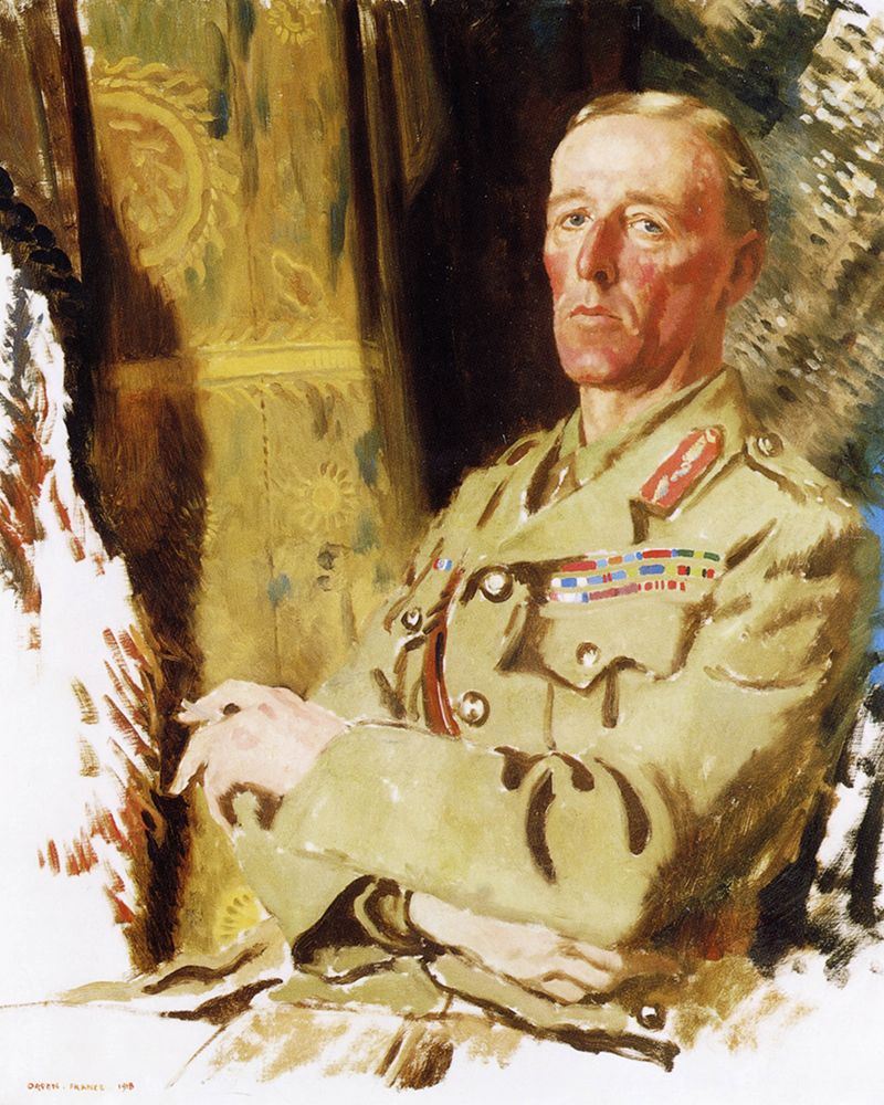 Brigadier General Rt Hon J.E.B. Seely 1918 art print by William Orpen for $57.95 CAD