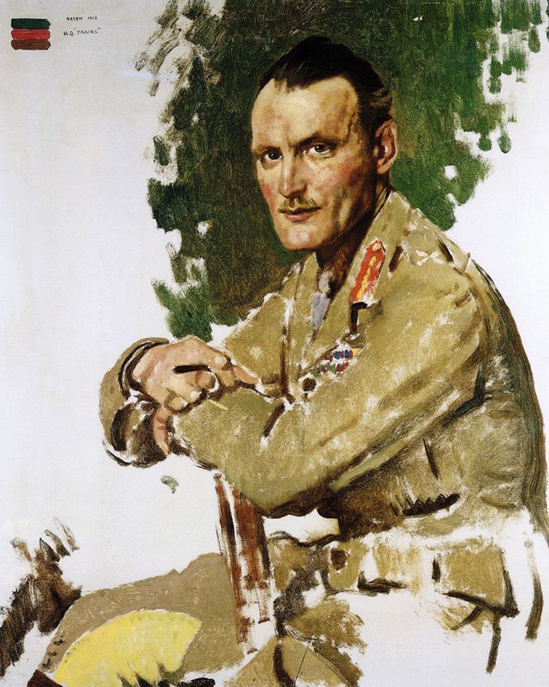Brigadier General Sir H.J. Elles 1917 art print by William Orpen for $57.95 CAD