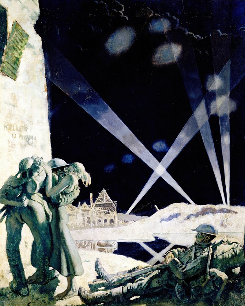 Changing Billets, Picardy 1918 art print by William Orpen for $57.95 CAD