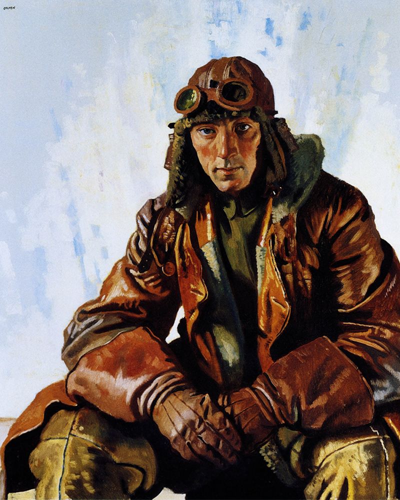 Flight Sergeant W.G. Bennett 1917 art print by William Orpen for $57.95 CAD