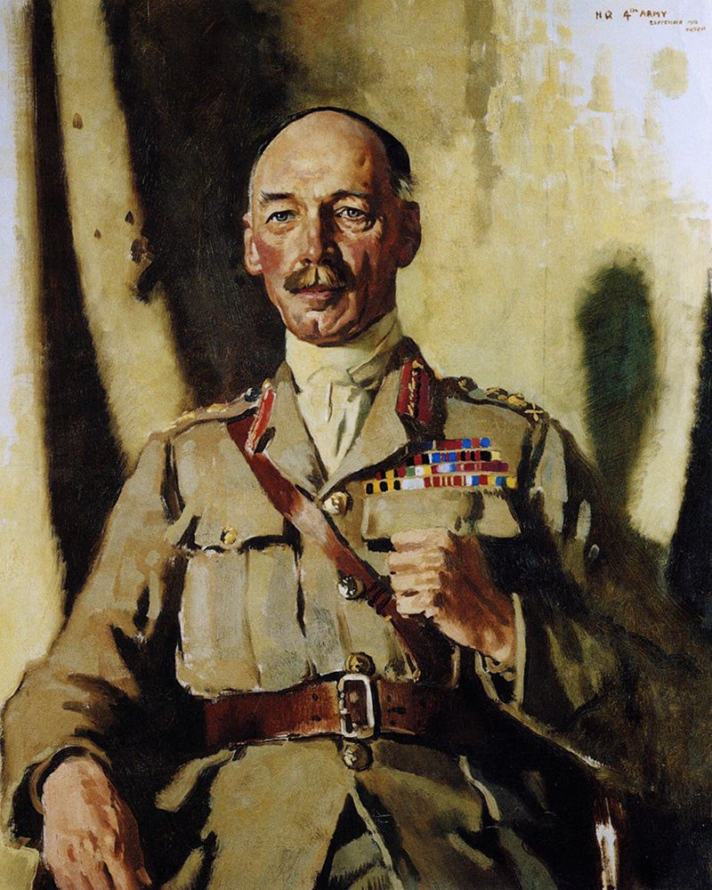 General Sir Henry S. Rawlinson 1918 art print by William Orpen for $57.95 CAD