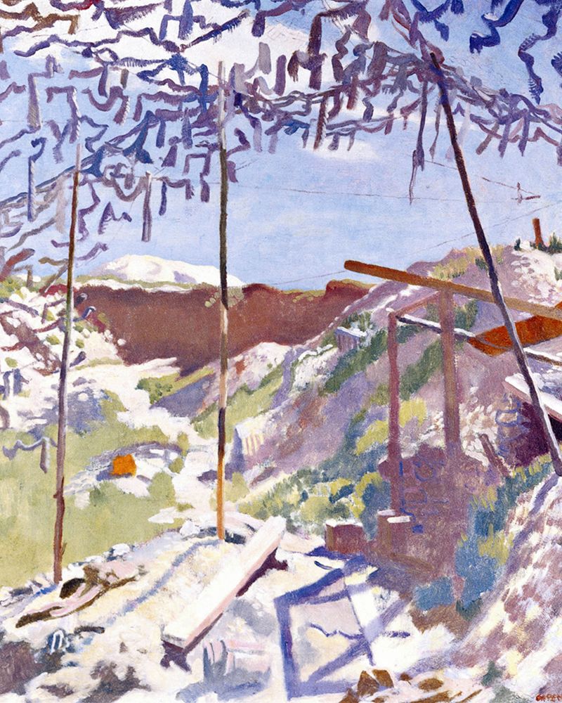 German Gunners Shelter, Warlencourt 1917 art print by William Orpen for $57.95 CAD