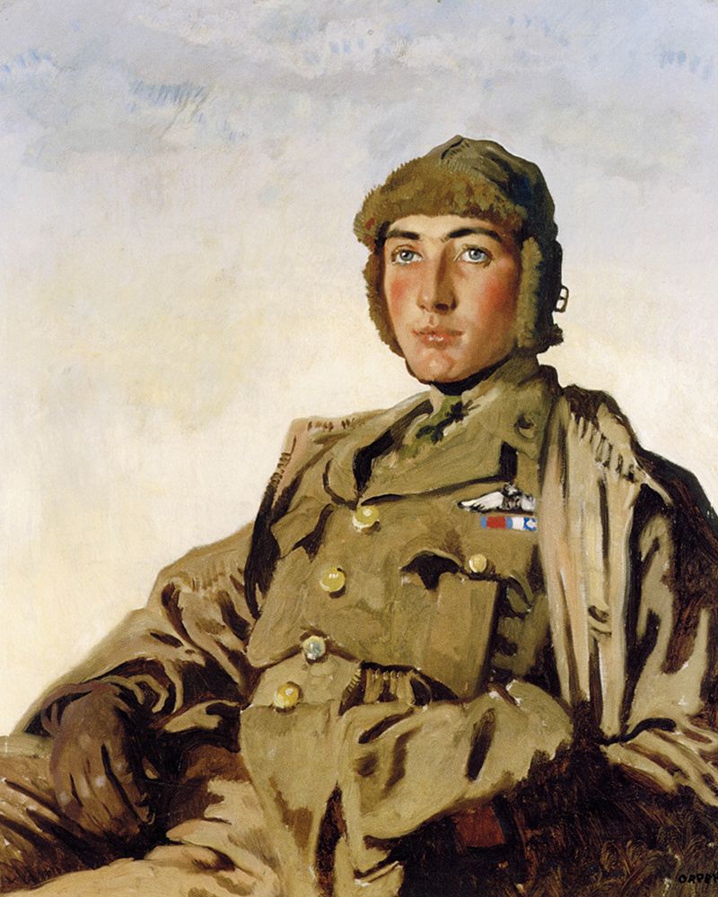 Lt A.P.F. Rhys Davids 1917 art print by William Orpen for $57.95 CAD