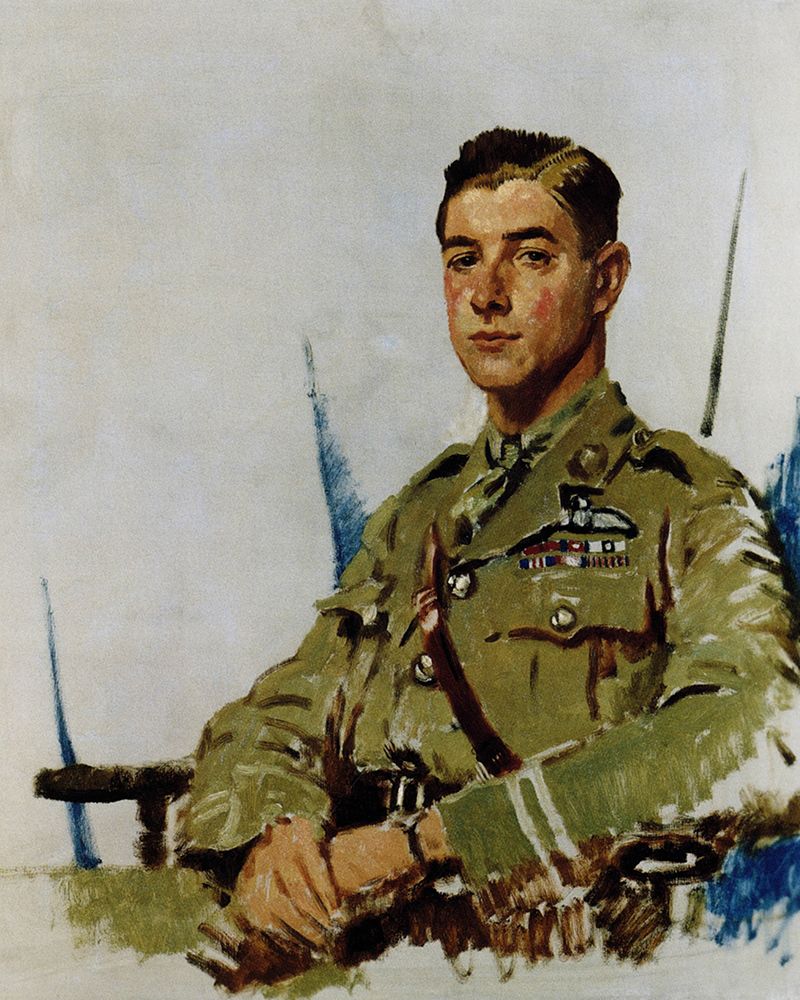 Major J.B. McCudden 1918 art print by William Orpen for $57.95 CAD