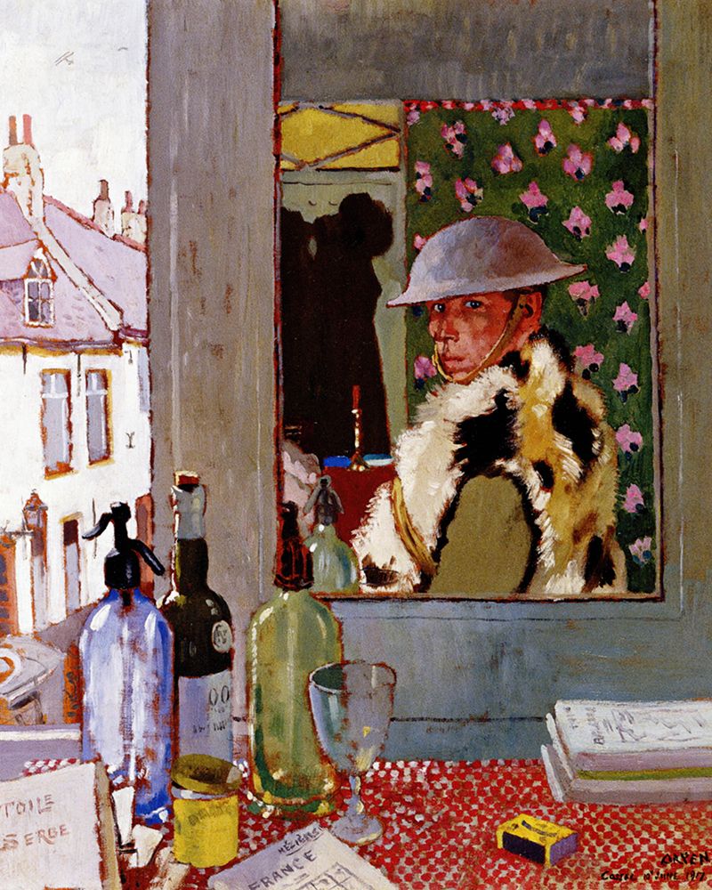 Ready to Start, Self-portrait 1917 art print by William Orpen for $57.95 CAD