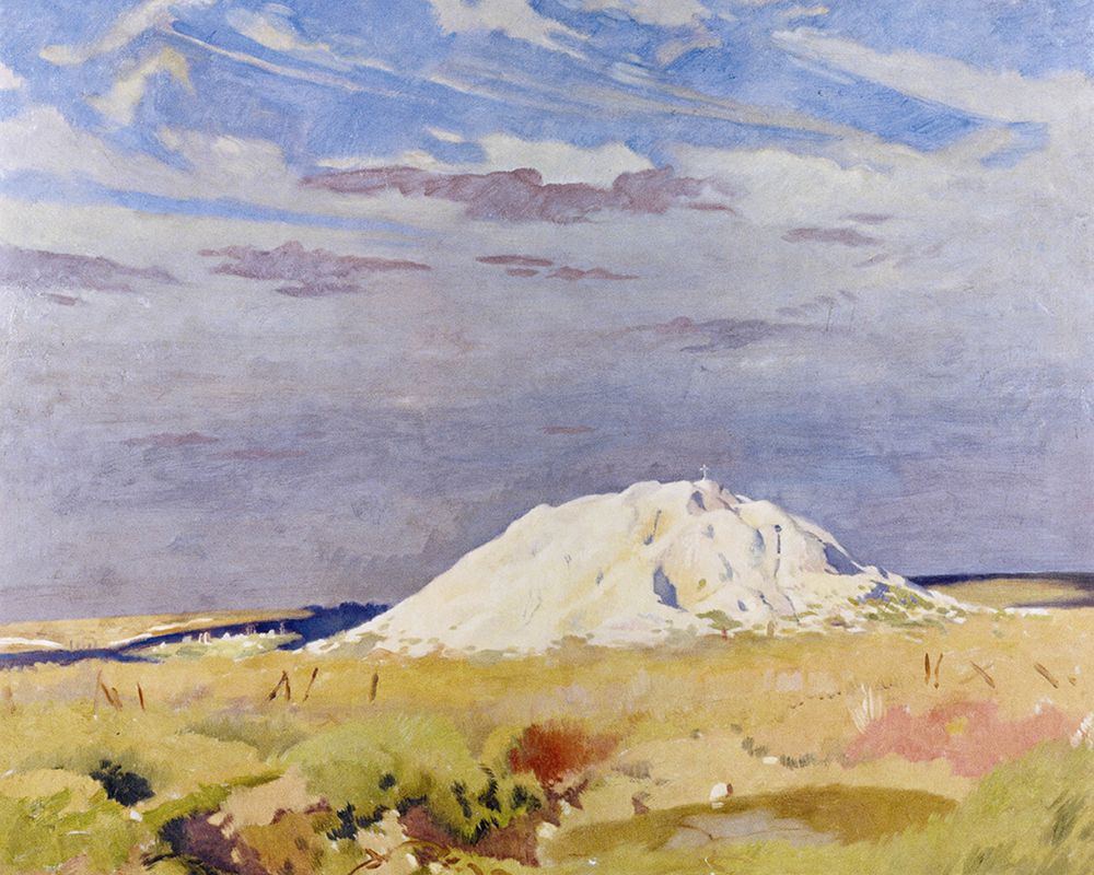 The Butte de Warlencourt 1917 art print by William Orpen for $57.95 CAD