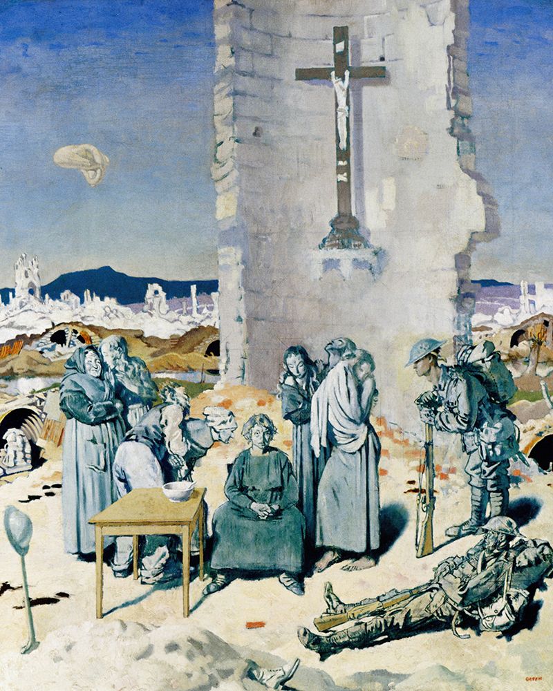 The Mad Woman of Douai 1918 art print by William Orpen for $57.95 CAD