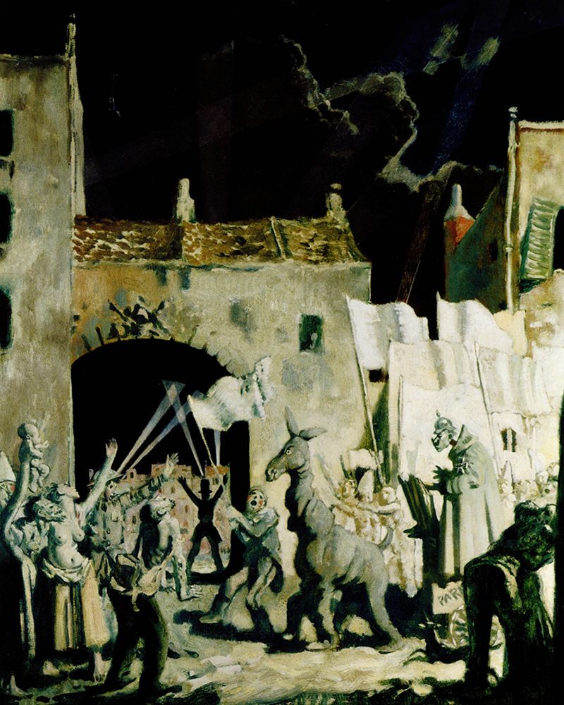 The Official Entry of the Kaiser 1918 art print by William Orpen for $57.95 CAD