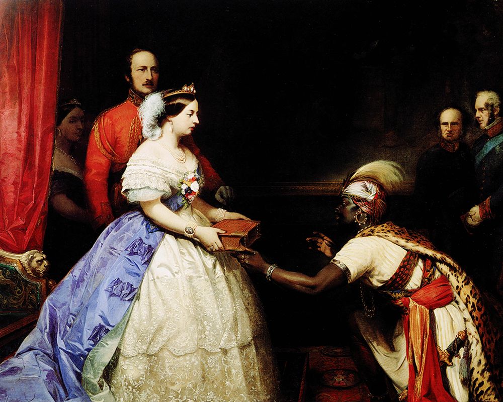 The Secret of Englands Greatness c1863 art print by Thomas Jones Barker for $57.95 CAD