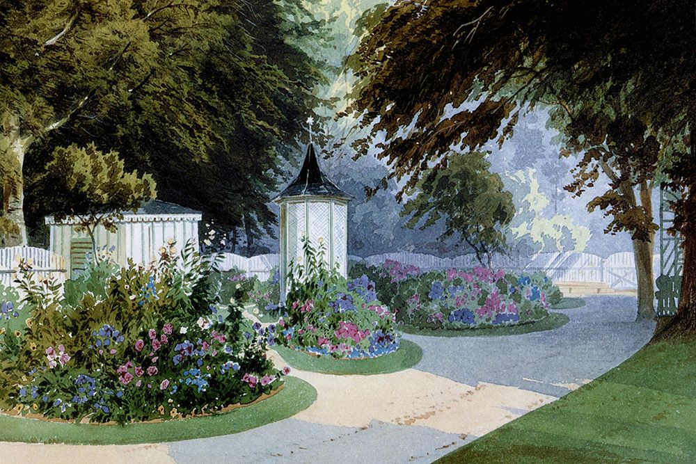 The Gardens Albert had as a Child art print by Max Bruckner for $57.95 CAD