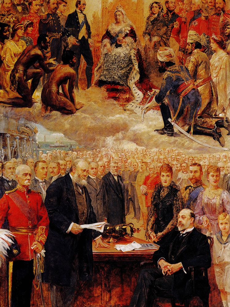 An Allegory of the British Empire 1901 art print by Arthur Drummond for $57.95 CAD