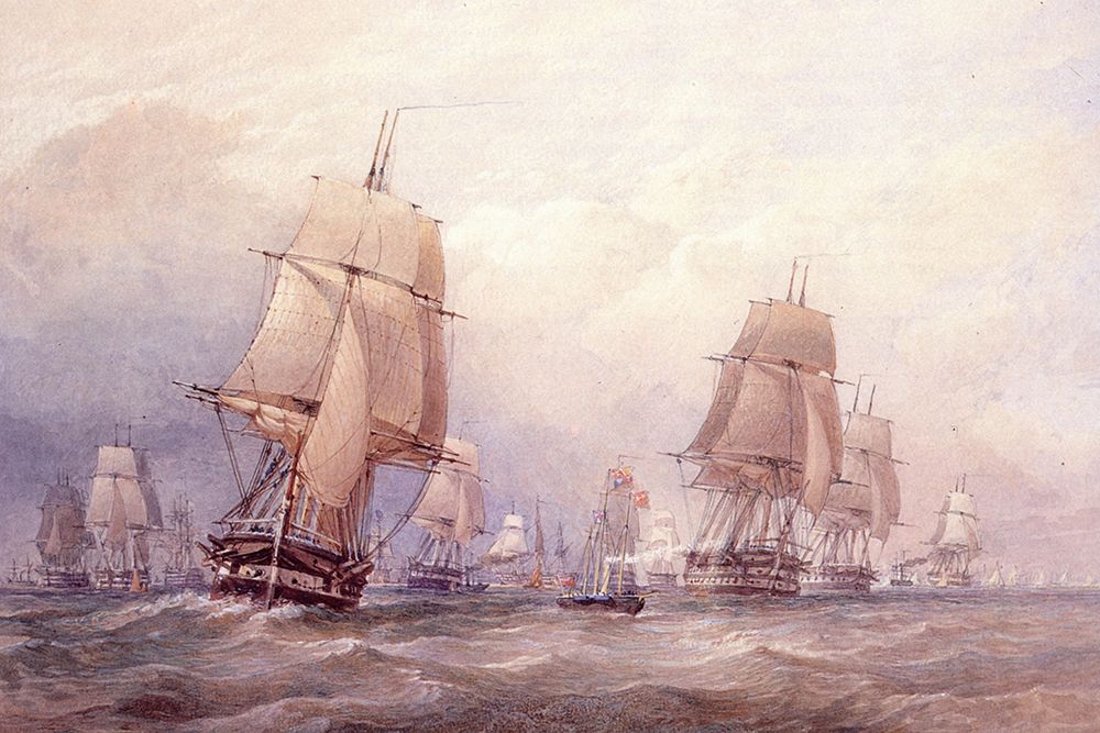 Queen Victoria on the Fairy 1854 art print by Edward Duncan for $57.95 CAD