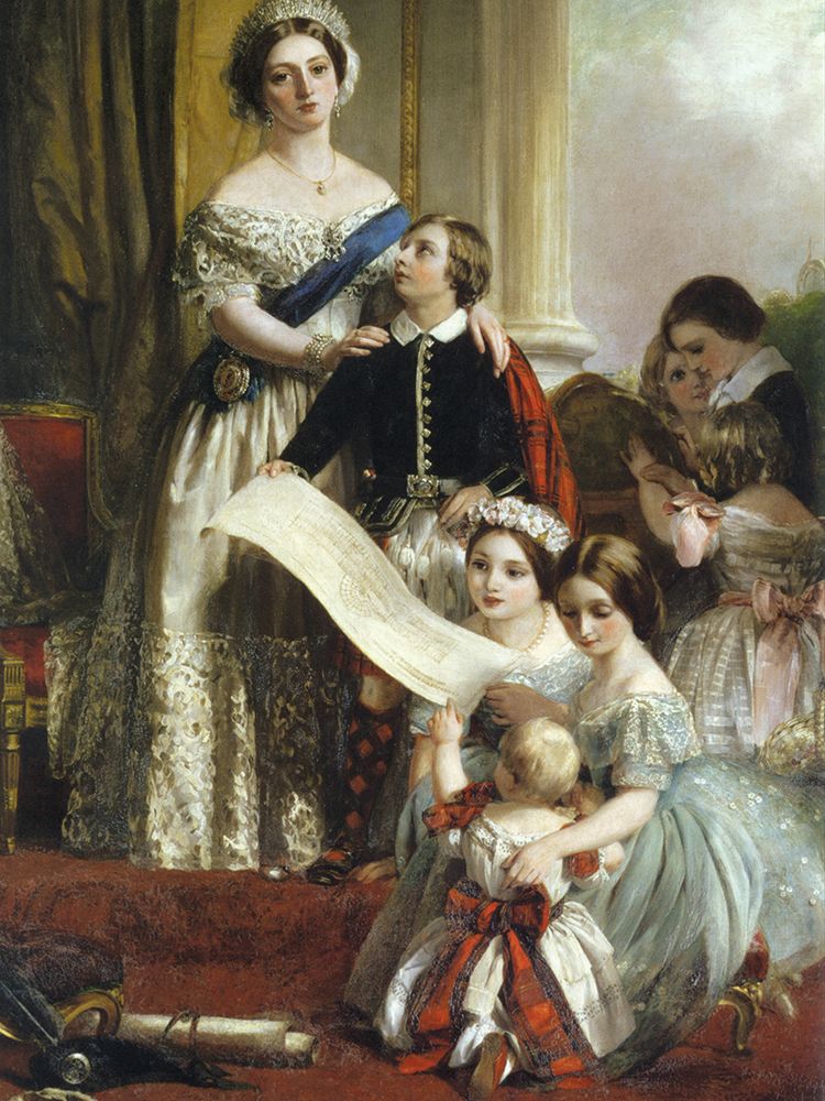 Queen Victoria and her Children 1851 art print by John Callcott Horsley for $57.95 CAD