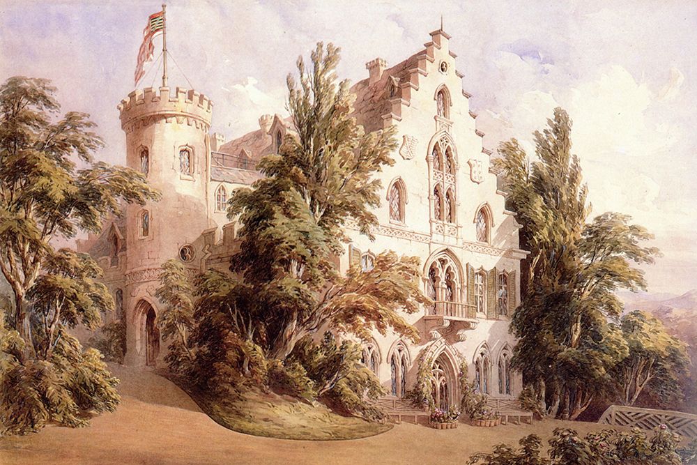 The Rosenau where Albert Spent Childhood 1845 art print by Douglas Morison for $57.95 CAD