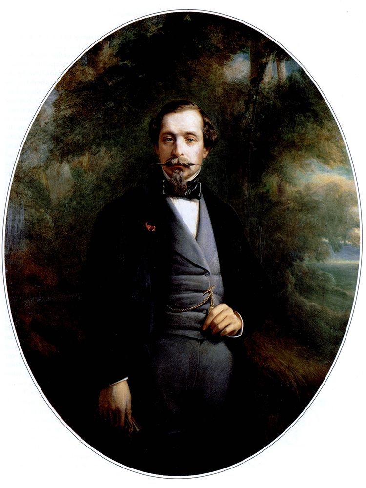 Emperor Napoleon III ca 1859 art print by Franz Xaver Winterhalter for $57.95 CAD