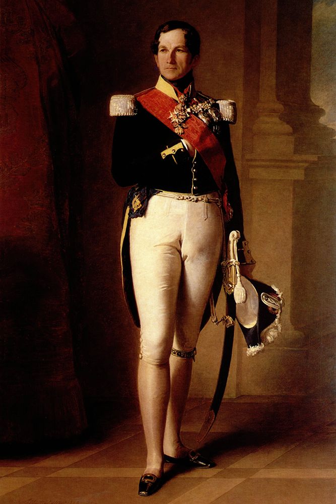 King Leopold of the Belgians 1859 art print by Franz Xaver Winterhalter for $57.95 CAD
