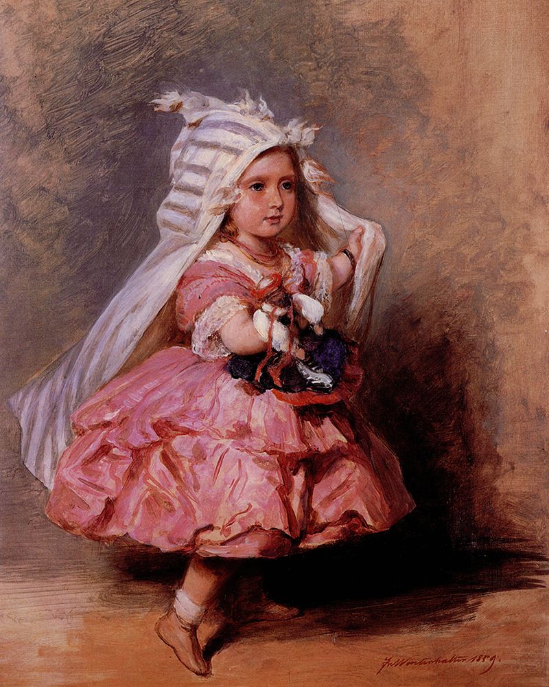 Prince Beatrice, Victorias Youngest 1859 art print by Franz Xaver Winterhalter for $57.95 CAD