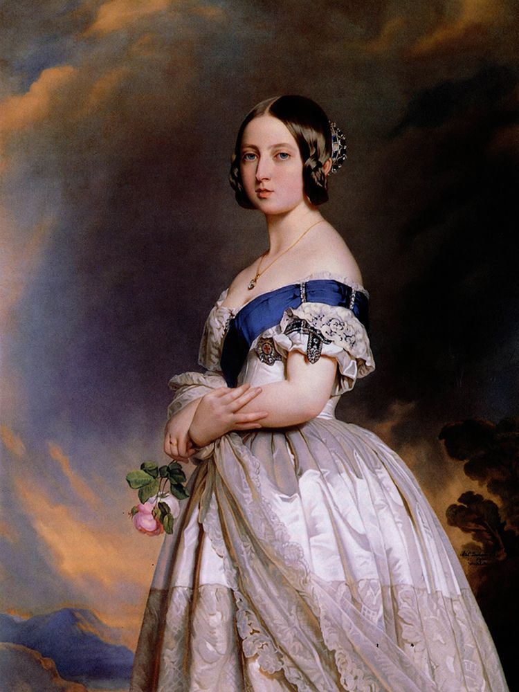 Queen Victoria 1842 art print by Franz Xaver Winterhalter for $57.95 CAD