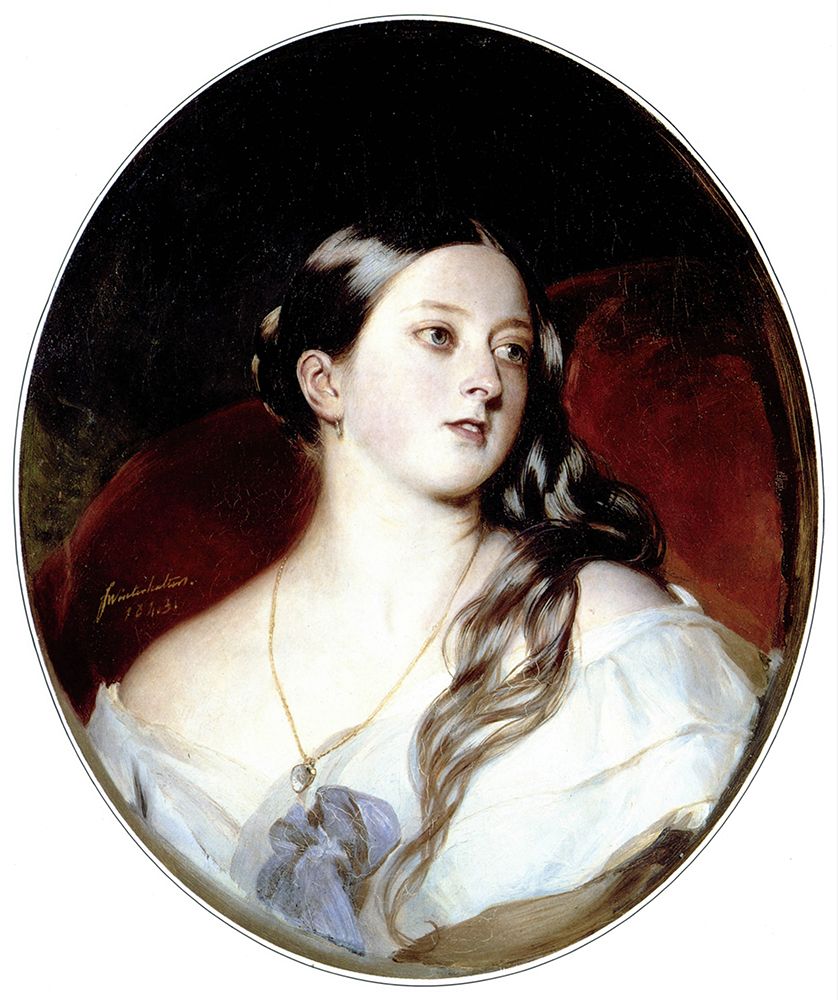 Queen Victoria 1843 art print by Franz Xaver Winterhalter for $57.95 CAD