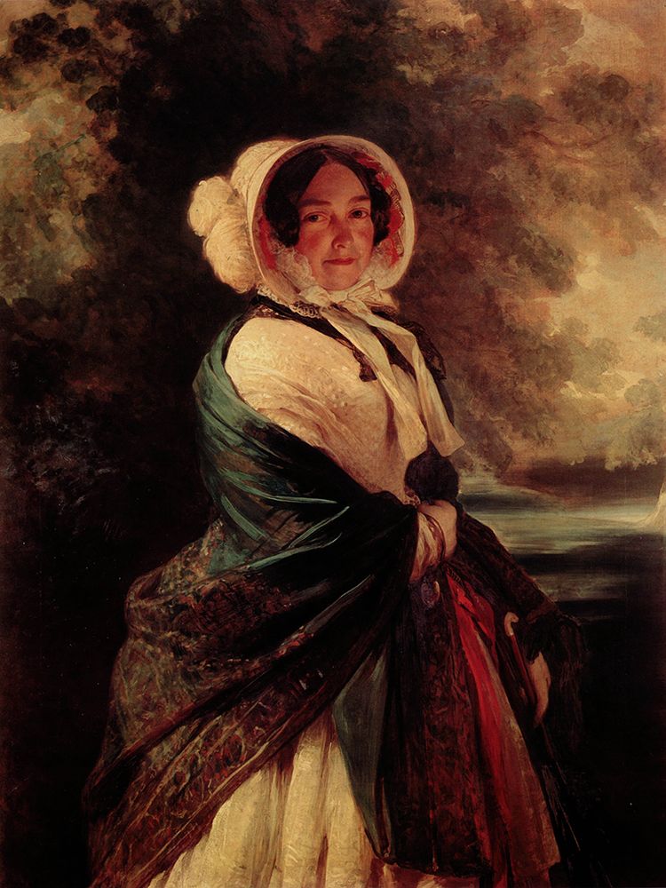 Queen Victorias Mother, the Duchess of Kent 1846 art print by Franz Xaver Winterhalter for $57.95 CAD