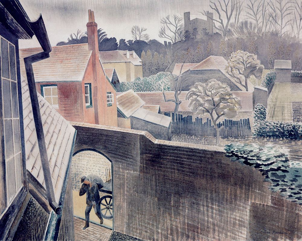 Back Gardens 1935 art print by Eric Ravilious for $57.95 CAD