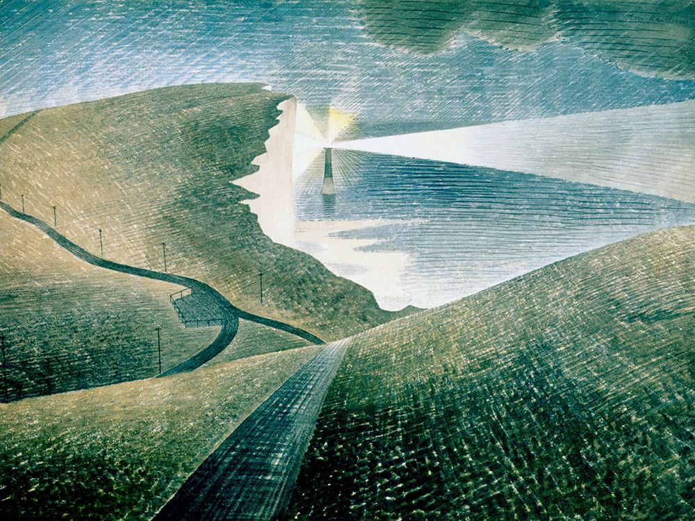 Beachy Head ca 1939 art print by Eric Ravilious for $57.95 CAD