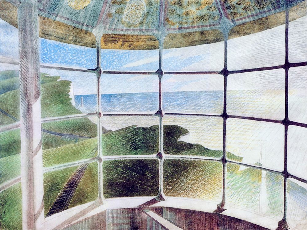Belle Tout Lighthouse 1939 art print by Eric Ravilious for $57.95 CAD