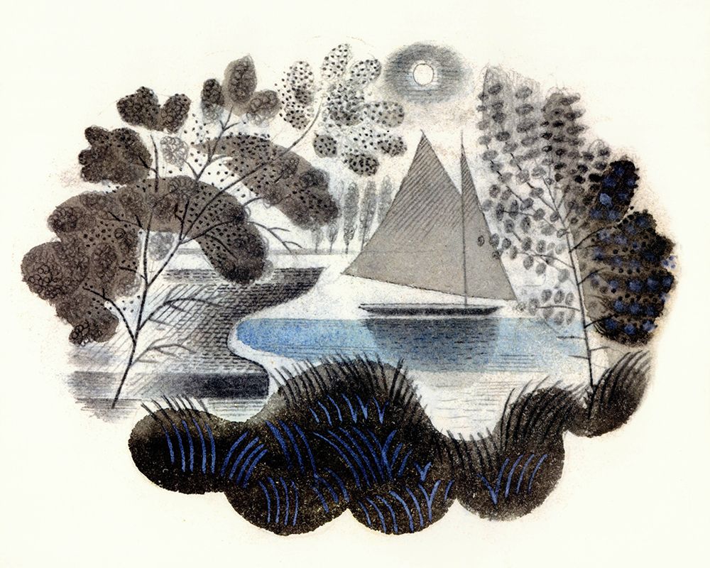 Boat from Travel art print by Eric Ravilious for $57.95 CAD