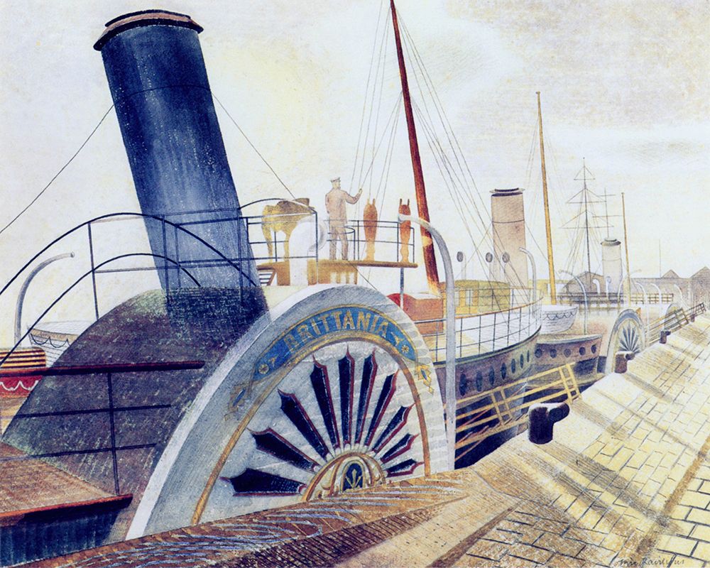 Bristol Quay 1938 art print by Eric Ravilious for $57.95 CAD