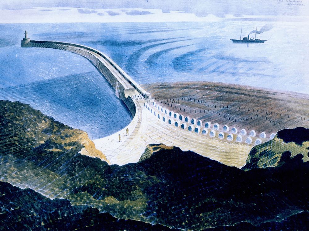 Coastal Defences 4 1940 art print by Eric Ravilious for $57.95 CAD