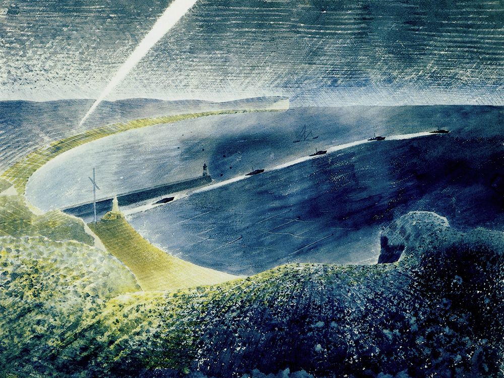 Coastal Defences 1940 art print by Eric Ravilious for $57.95 CAD