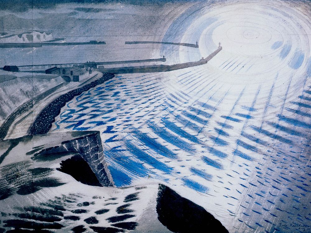 Cross Channel Shelling 1941 art print by Eric Ravilious for $57.95 CAD