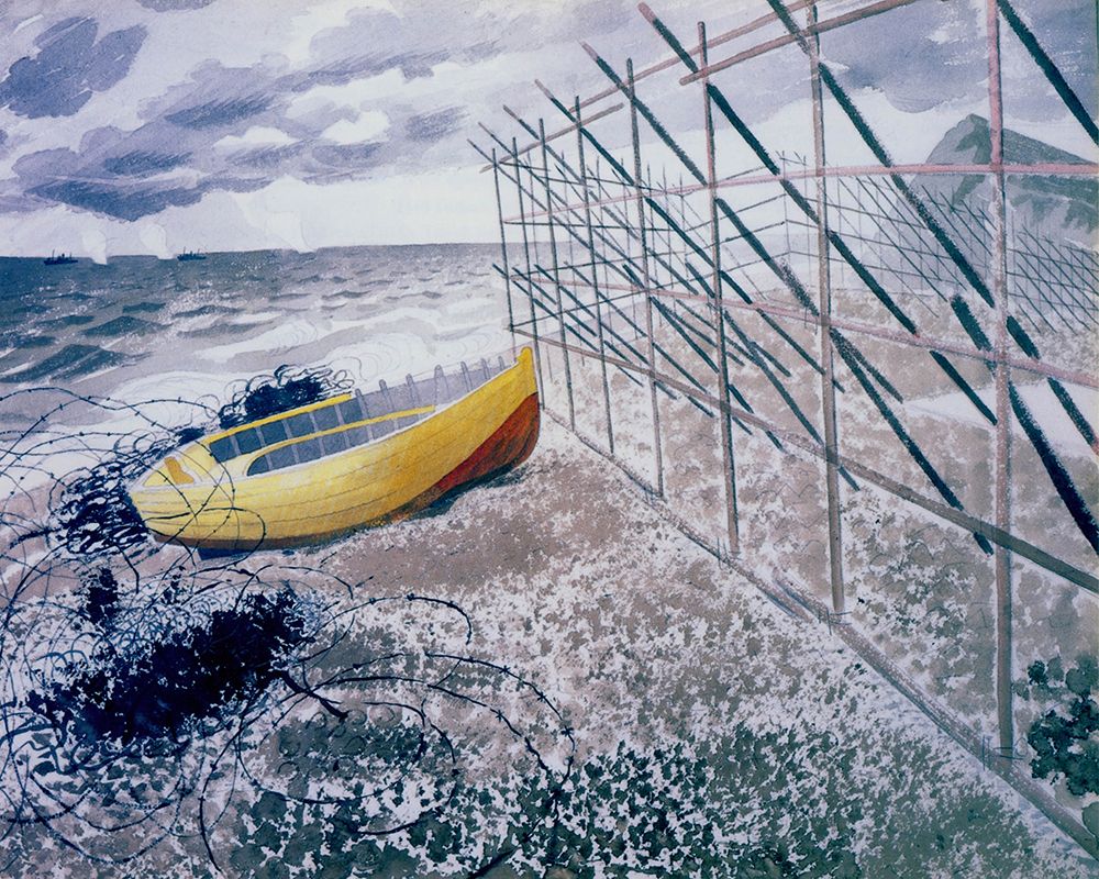 Drift Boat 1941 art print by Eric Ravilious for $57.95 CAD