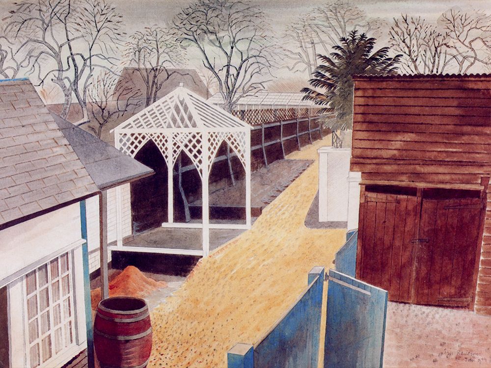 Garden Path 1934 art print by Eric Ravilious for $57.95 CAD