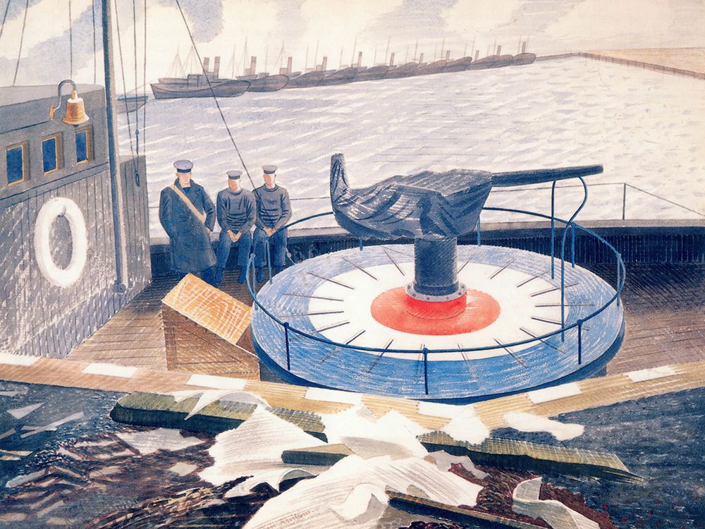 Grimsby Trawlers 1940 art print by Eric Ravilious for $57.95 CAD