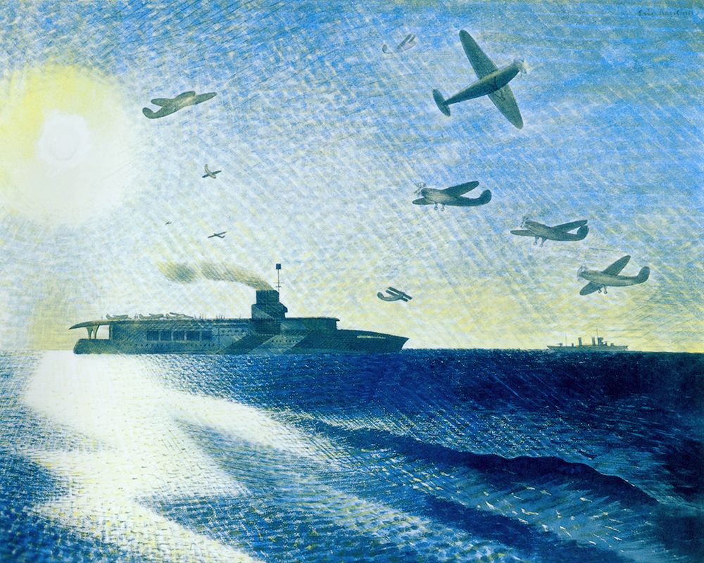 HMS Glorious in the Arctic 1940 art print by Eric Ravilious for $57.95 CAD