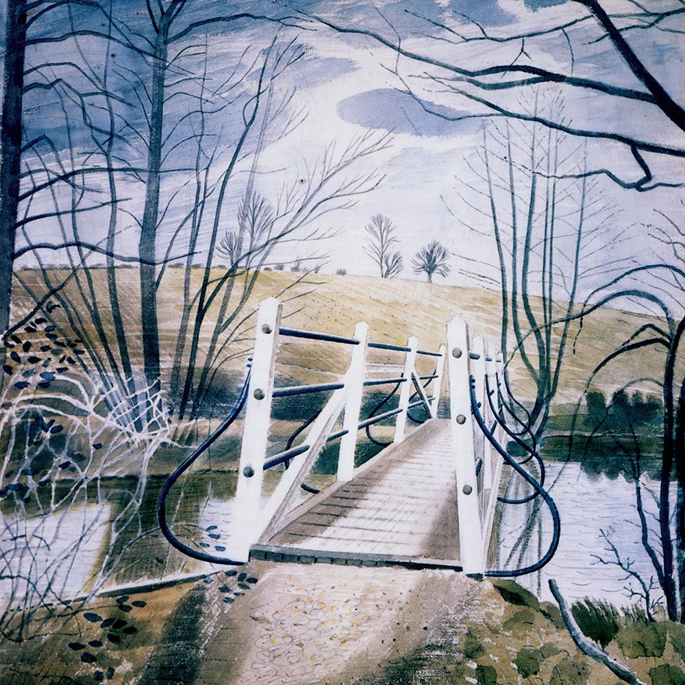 Ironbridge at Ewenbridge ca 1941 art print by Eric Ravilious for $57.95 CAD