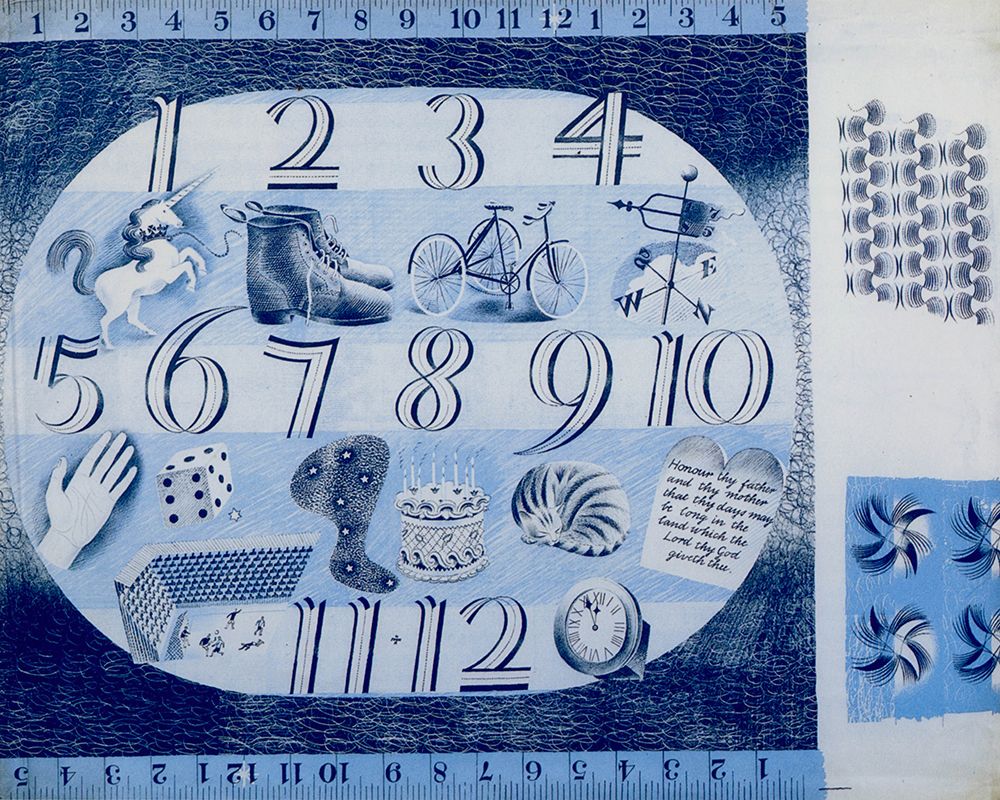 Lithograph of Childs Hankerchief for the Cotton Board 1941 art print by Eric Ravilious for $57.95 CAD