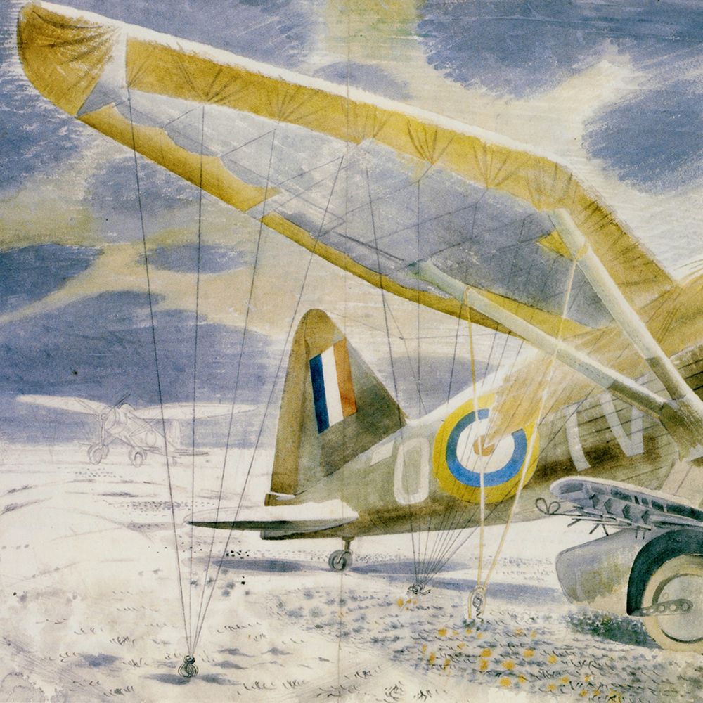 Lysanders in the Snow 1942 art print by Eric Ravilious for $57.95 CAD