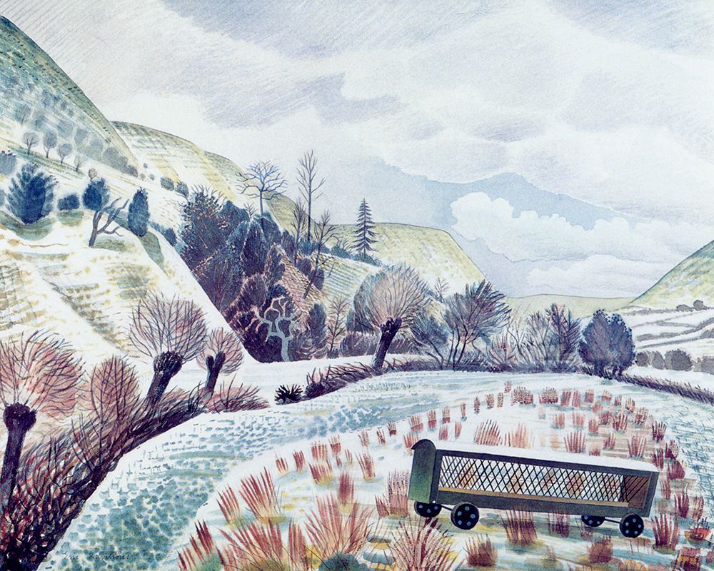 New Year Snow 1938 art print by Eric Ravilious for $57.95 CAD