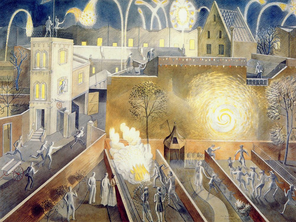 November 5th 1933 art print by Eric Ravilious for $57.95 CAD