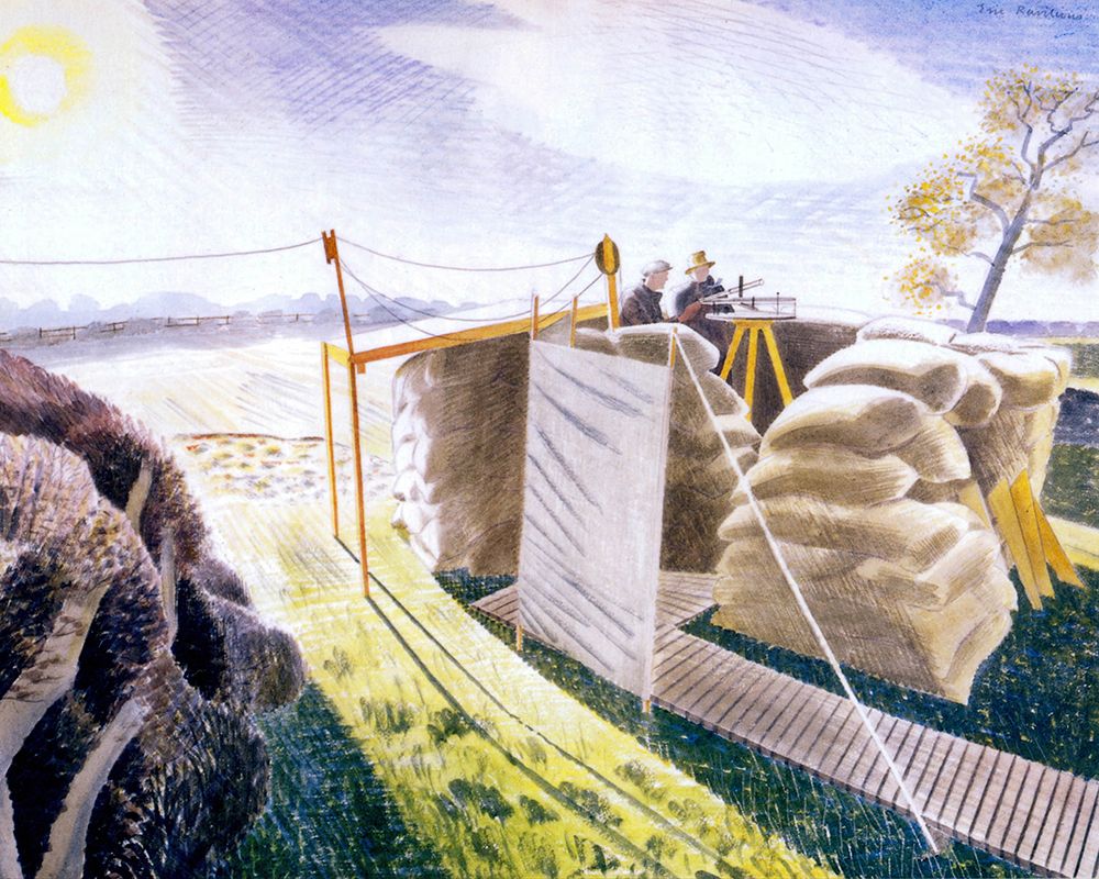 Observers Post 1939 art print by Eric Ravilious for $57.95 CAD