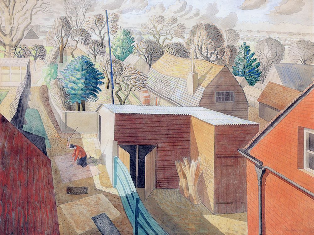 Prospect from an Attic 1932 art print by Eric Ravilious for $57.95 CAD