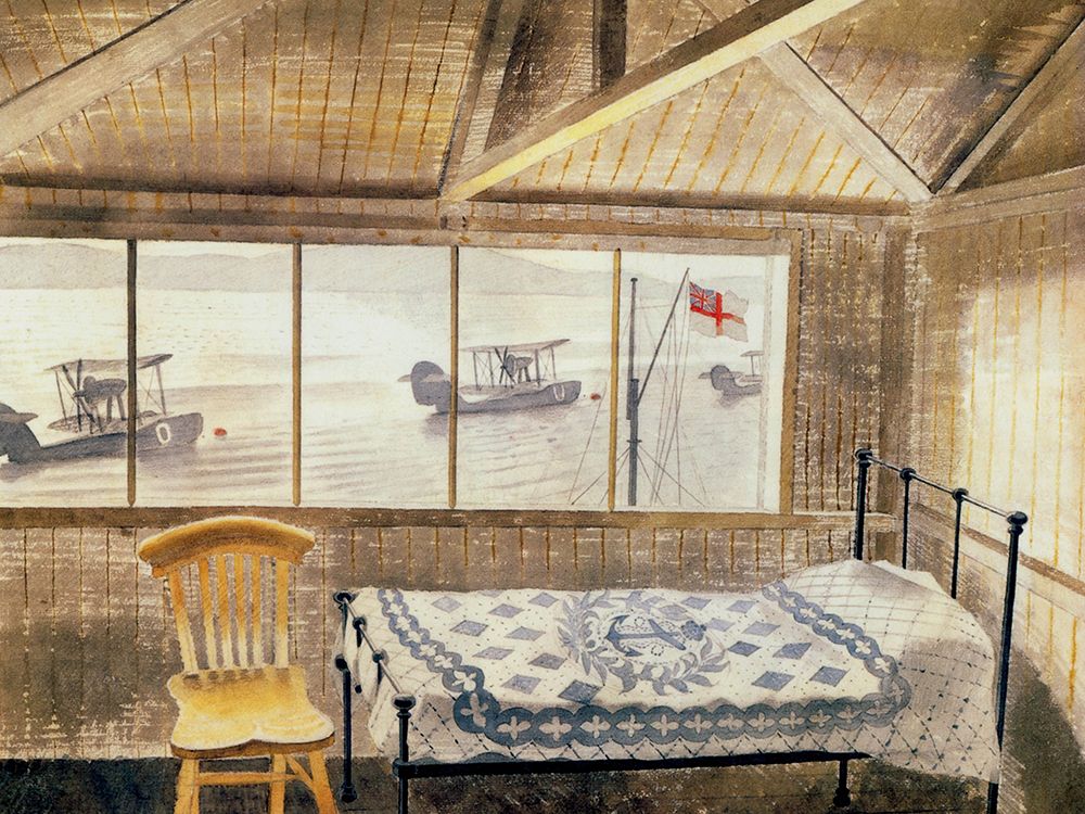 RNAS Sick Bay, Dundee 1941 art print by Eric Ravilious for $57.95 CAD