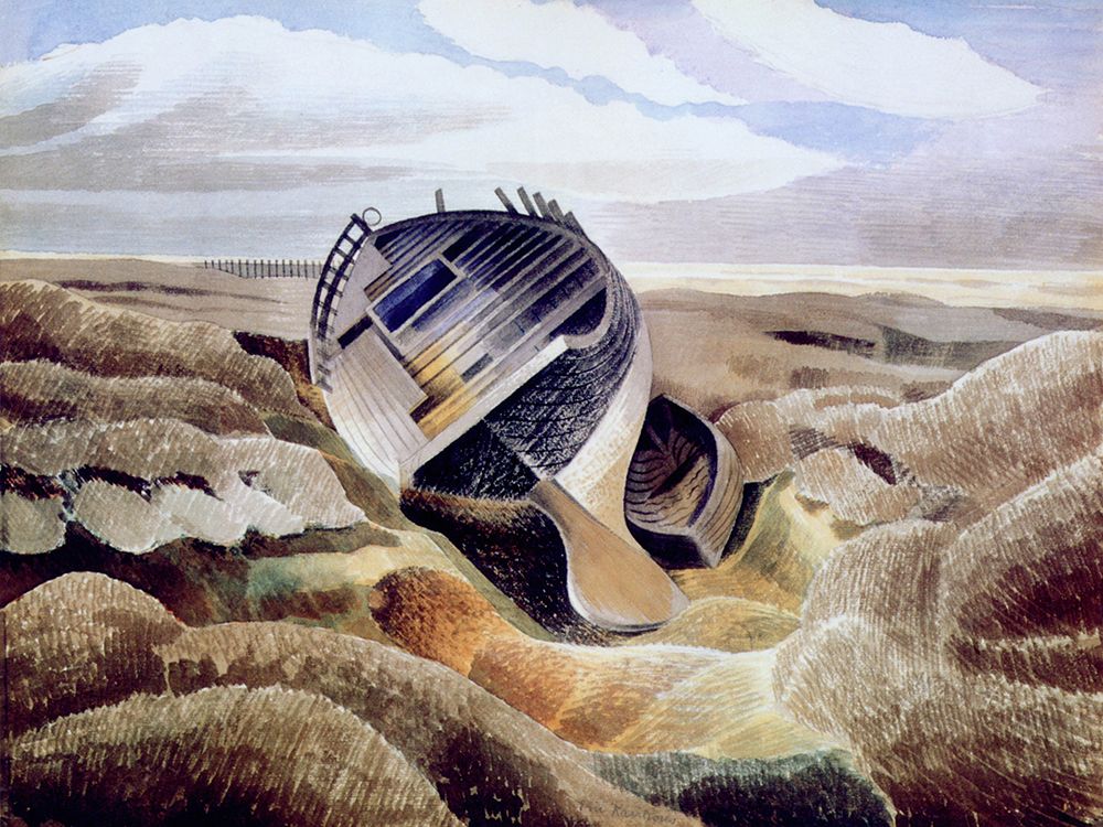Salt Marsh 1938 art print by Eric Ravilious for $57.95 CAD