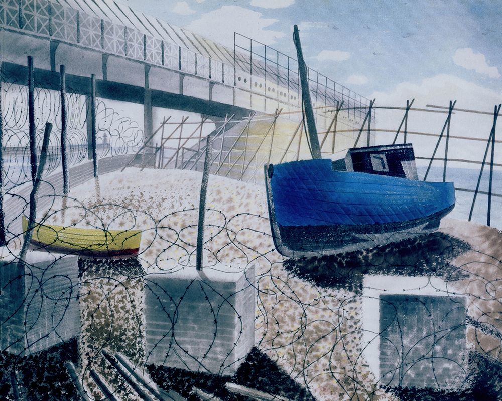 South Coast Beach 1941 art print by Eric Ravilious for $57.95 CAD