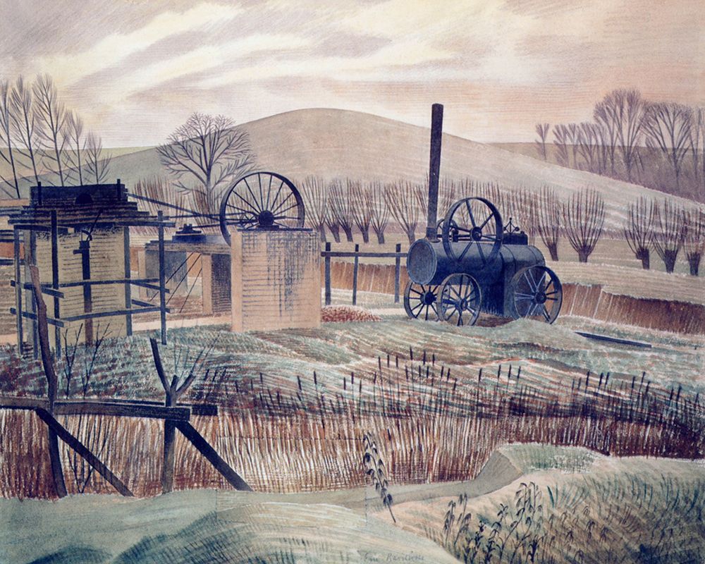 The Brickyard 1935 art print by Eric Ravilious for $57.95 CAD